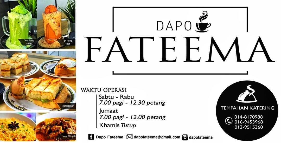 Dapo Fateema Warung Sarapan Viral di Kuala Terengganu 